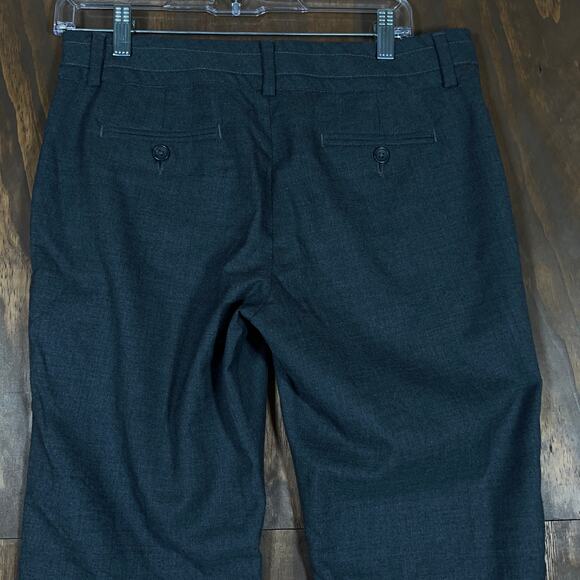 Banana Republic Women Pants Charcoal Gray Martin Fit Lined Wool Blend Stretch 8P - Picture 11 of 12
